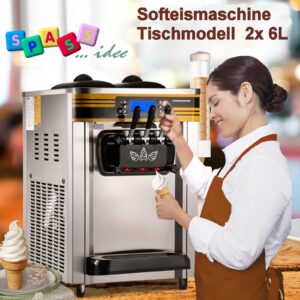 Softeis – Maschine (Tischmodell) 2+1 Geschmacksrichtung – Bild 4